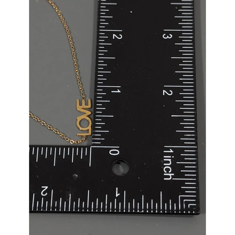 Maya Brenner Love Bracelet Gold Tone‎ Dainty 7.5 inches
